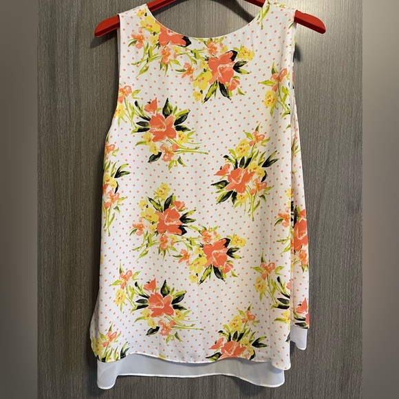 EST. 1946 Floral Sleeveless Top - Size Large - Picture 5 of 10